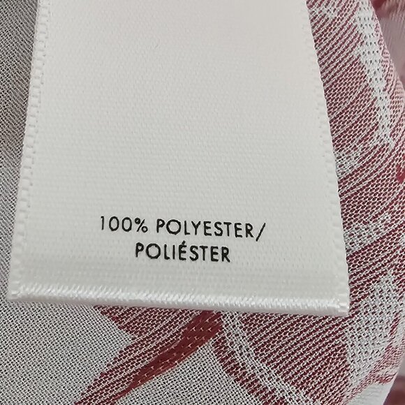 Ann Taylor Off White Red Floral Blouse Coquette Boho M - Picture 9 of 11